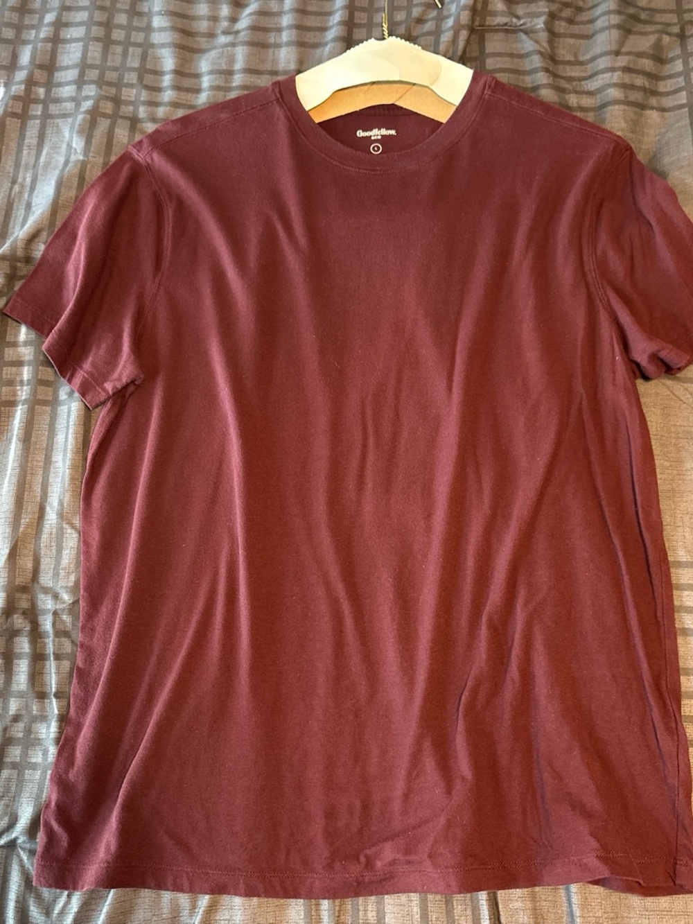 Goodfellow & Co Short Sleeve Crew Neck Tee - Maroon
